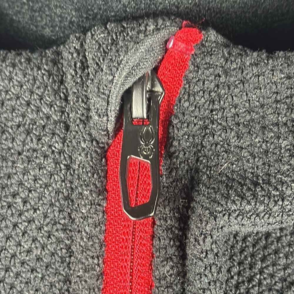 Spyder Men's Boundless Half Zip Hooded Sweater - Picture 9 of 11